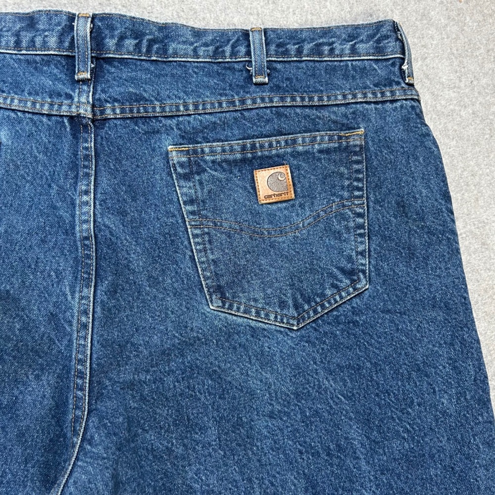 Carhartt Jeans B17 DST Mens 44x30 Dark Wash Workwear Streetwear